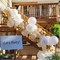 Sand White and Gold Balloons Set, 60 Pcs 12 Inch White Sand Gold Latex Balloons Gold and White Party Balloons